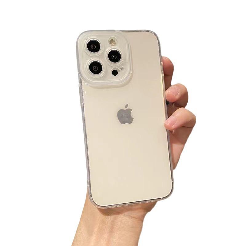 Airbag IPhone 11 Phone Case Apple 12 Protective Case 13 Transparent Matte Lens 15Pro Simple 14 Soft Case