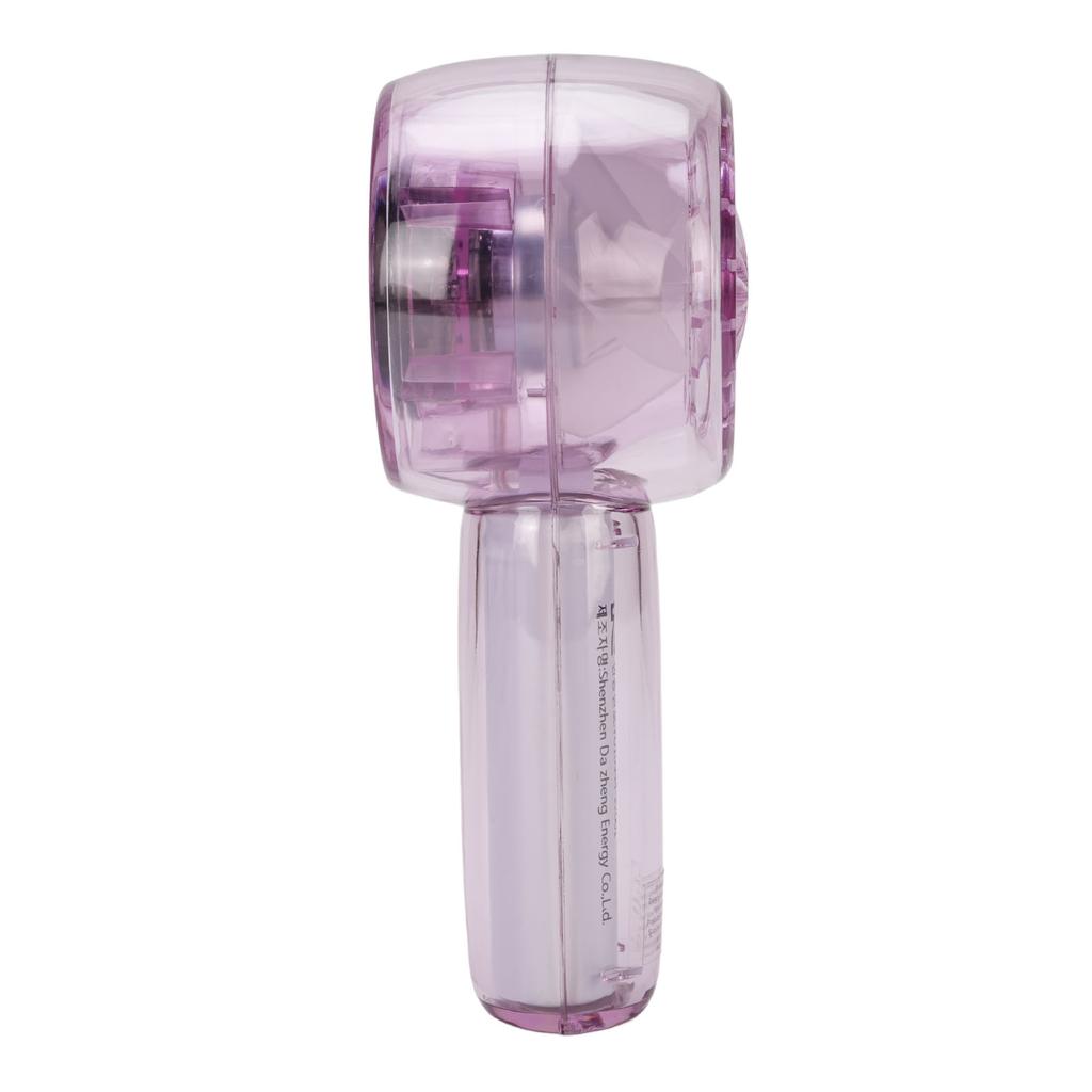 Handheld Turbo Fan 5 Speeds Stepless Adjustable Rechargeable Portable Small Handheld Fan with