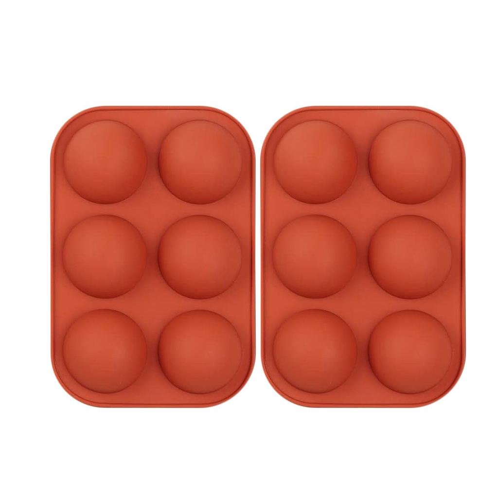 Силикон средней полусферы, 2 упаковки для выпечки для приготовления шоколада, торта, желе, купольного мусса