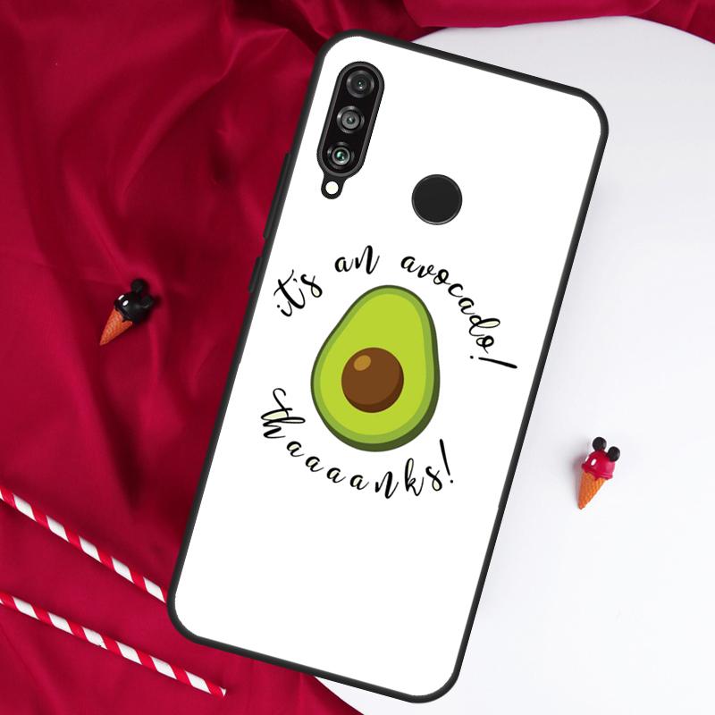 Funny Avocado Quotes For Huawei Nova Y61 Y91 Y73 Y72 Y90 Y70 Y60 12s 12i 11i 8i 9 10 SE P60 P30 Pro P40 Lite Case