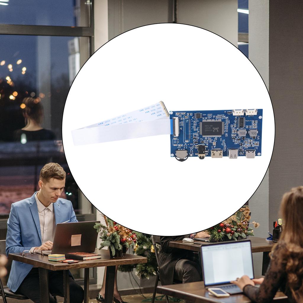 Portable LCD Driver Board Notebook LCD Display Screen Drive Controller Board 30pin EDP 1920x1080 Resolution with Cord