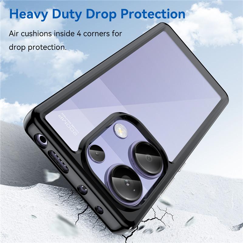 Чехол для Redmi Note 13 Pro 4G Чехол для Redmi Note 13 Pro 4G 6,67-дюймовый цветной мягкий силиконовый прозрачный противоударный бампер