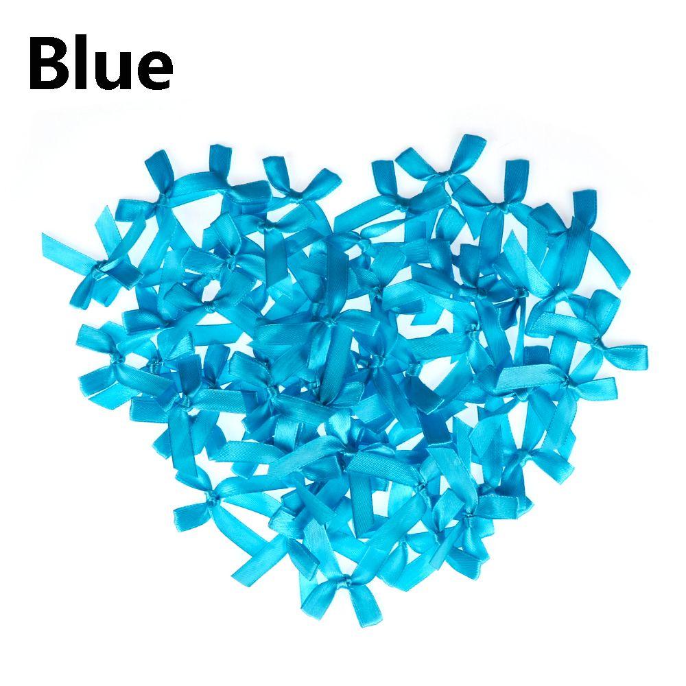 100 шт./набор Маленькие аппликации для головных уборов Ручной работы Атласный бант Свадебное украшение DIY Ремесло Шитье