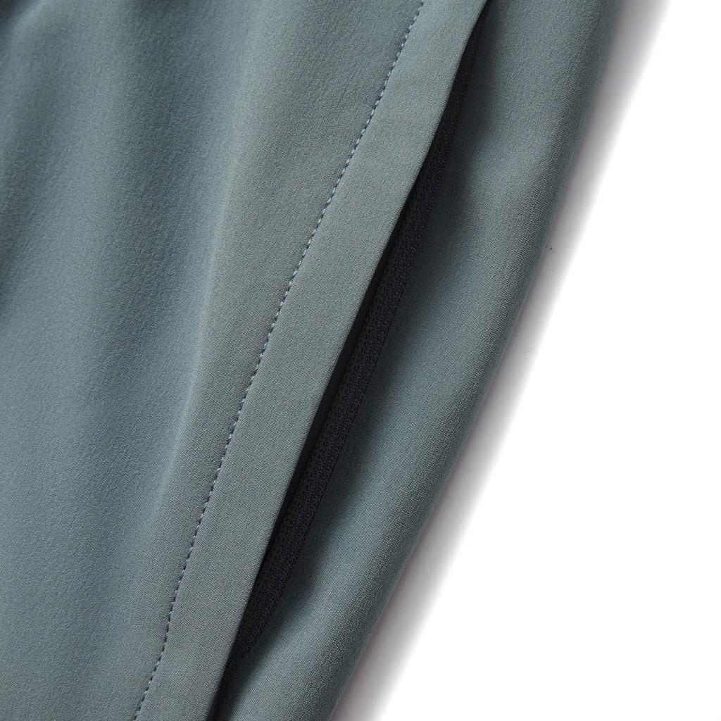 Li Ning Fitness Series Solid Color Casual Simple Lace-Up Knitted Sports Pants Men Pants Storm-Gray AYKV141-4