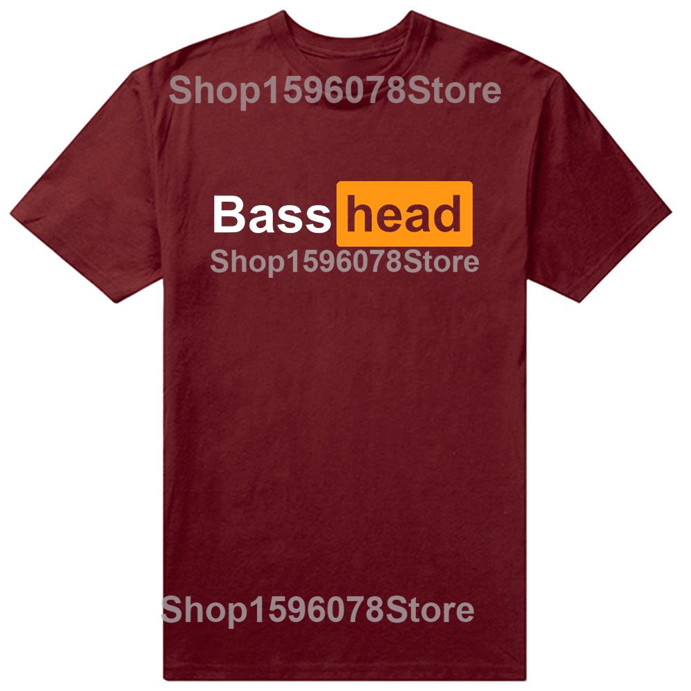 Funny Bass Head EDM Rave Dance Music Graphic Tshirt Men Womens Fashion Casual Oversized Tshirts Mens 100 Cotton T Shirt
