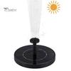 Solar Fountain Pump Kit Solar Powered Bird Bath Fountain with 6 Spray Nozzles Floating Solar Fountain Pump for Pond Pool Bird Bath