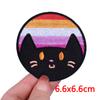 Cartoon Embroidery Patch Space Flower Animal Patch Iron On Patches For Clothing Thermoadhesive Patches On Clothes Jacket Sew DIY