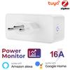 Corui Tuya Zigbee Smart Plug 16a Бразильская розетка Адаптер монитора питания Таймер Приложение Smart Life Голосовая поддержка Google Home Alexa