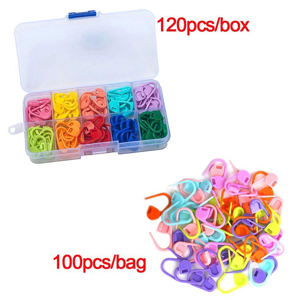 Locking Stitch Markers Craft Knitting Accessories Needle Clip Sewing Supplies Crochet Hook Kits