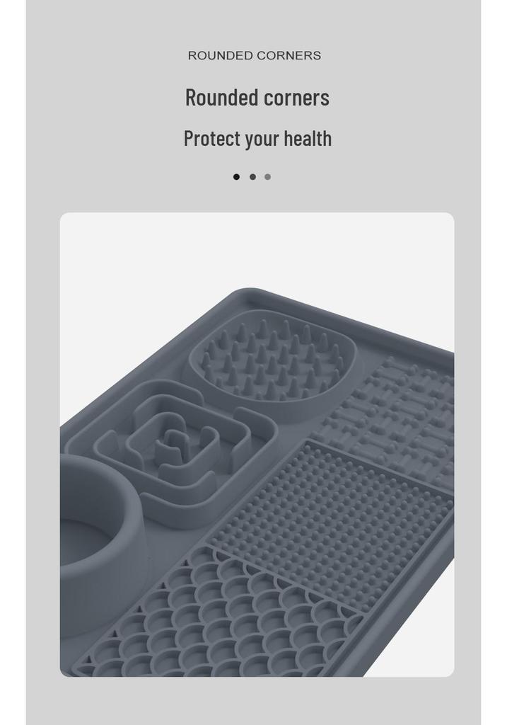 Silicone Slow Feeder Licking Mat for Pets