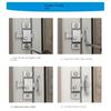 Zinc Alloy Sliding Door Latch Anti-theft Security Bolt Latch New Cabinet Buckle  Door