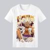 Футболка с принтом Luffy из One Piece. Удобная и высококачественная хлопковая одежда для родителей и детей.
