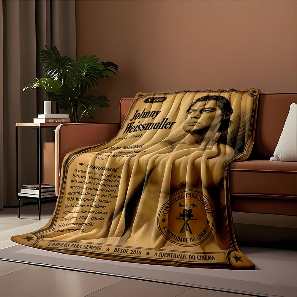 Cinéma Tribute Blanket for all seasons blanket lunch break throw gift