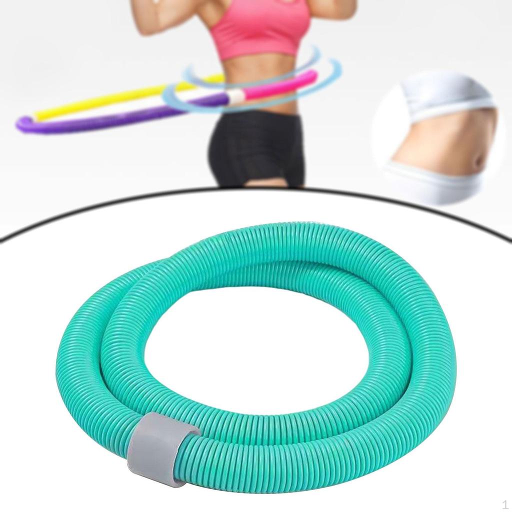 800g Foldable Fitness Hoop, Soft Spring Weighted Hoop for Indoor And Outdoor Sports, Ideal Kids