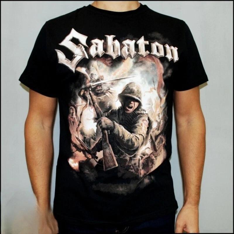 Sabaton Черная футболка "The Last Stand" Amon Amarth