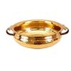 Декоративное блюдо Urli из кованой латуни, праздничный подарок для домашнего декора, диаметр 10 дюймов, золото