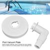 Pool Skimmer Vacuum Plate with 90-Degree Elbow High Efficiency Pool Skimmer Vacuum Plate