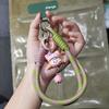 Mobile phone lanyard wrist braided rope short ins cartoon cute bell pendant pendant mobile phone rope outdoor travel