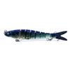 10Pcs 4-Inch/10cm Multi-Jointed Swimbait Fishing Lure 0.4oz/11.4g Sinking Wobbler with 8 Segments - PVC Material for Hunting & Fishing