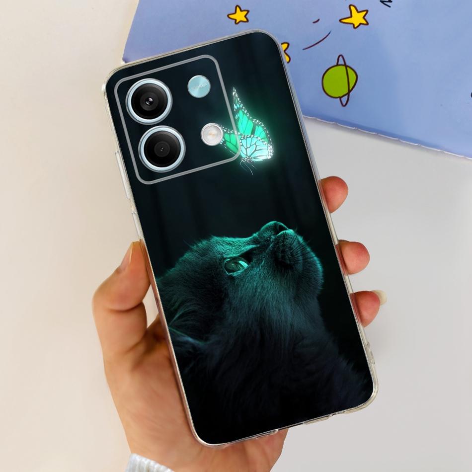 For Xiaomi Redmi Note 13 4G Case Redmi Note 13 Pro 4G Global Cute Soft Silicone TPU Slim Cover For Redmi Note13 13Pro 4G