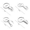 25mm NEW DIY Split Ring Keychain Keyring Short Chain Key Fob