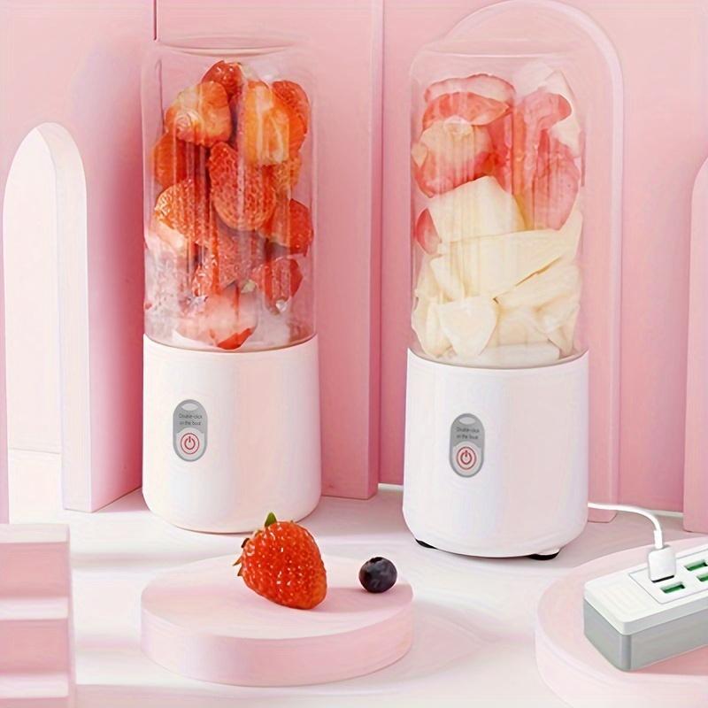 Portable Blender For Shakes And Smoothies, 18 Oz Type-C USB Rechargeable Personal Blender, Mini Juice Blender With 4 Blades For Travel Sports Kitchen