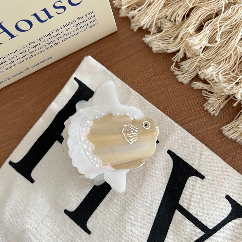 Geometry Seal Acetate Hair Clip Lovely Creative Hair Claw Ocean Animal Shark Clip Travel