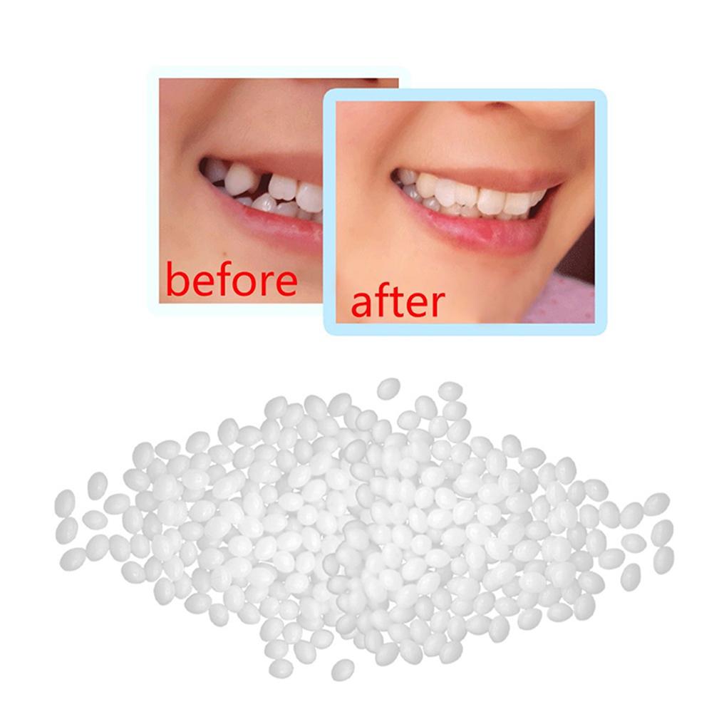 Teeth Fangs Dentures Props Halloween Temporary Tooth Kit Teeth And Crevice False Teeth Glue Denture