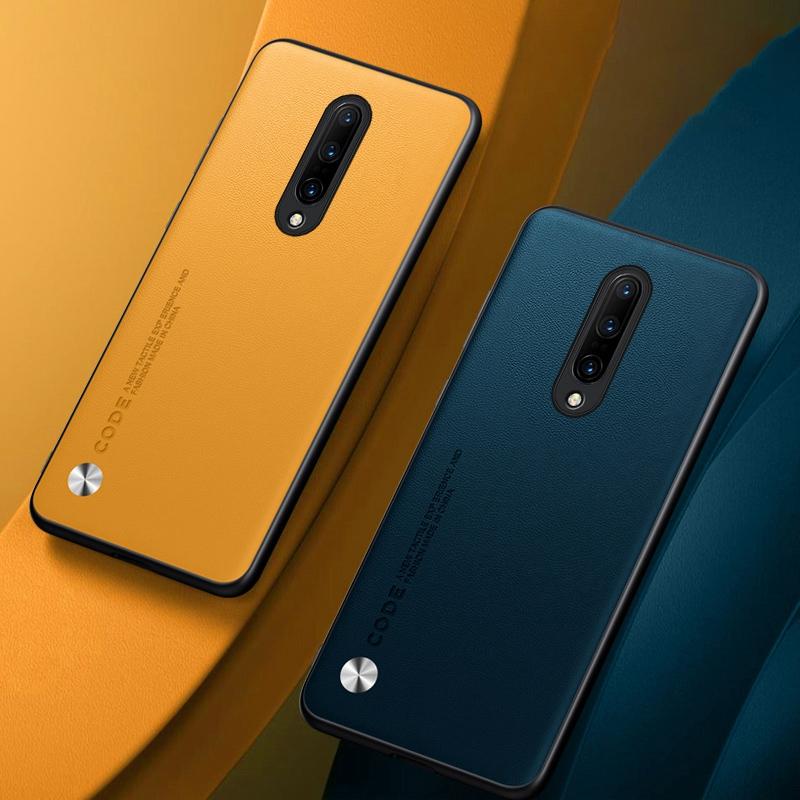 Luxury PU Leather Case For OnePlus 7 8 7T Pro Back Cover Silicone Protection Phone Case For OnePlus 8 7 Pro One Plus 7T Coque