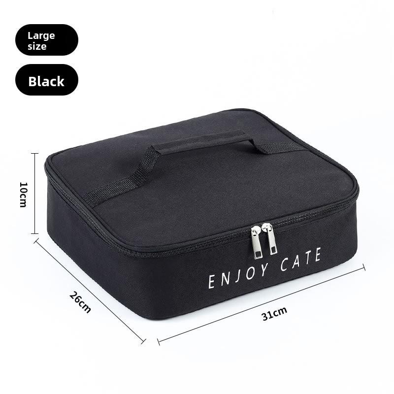 Insulated Lunch Box Carrier With Durable Oxford Cloth For Work And Daily Meals