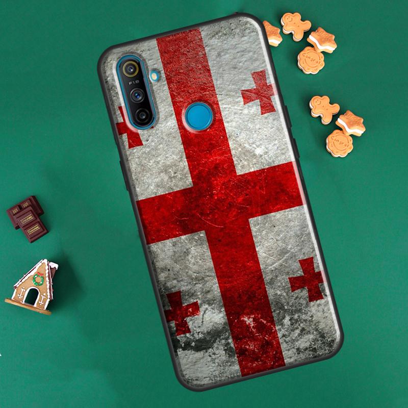 Флаг Грузии в стиле гранж для Realme GT Neo 2 7 8 Pro 8i 9i C3 C21, чехол для OnePlus 10 Pro 9 Pro Nord2 8T 9R