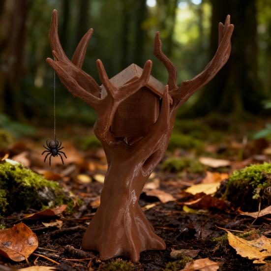 Прыгающий паук Домик на дереве Альпинист Укрытие Деревовидное укрытие для пауков Лазание Прятки Комбо Домик для мелких существ Насекомые Домашние животные Террариум для пауков