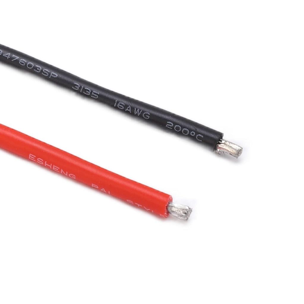 10 шт. Кабели для щеточных RC-моторов, удлинительный провод с разъемом-бананом 4 мм, силиконовый провод 16 AWG для RC-моторов Axial Scx10 и Redcat Gen8