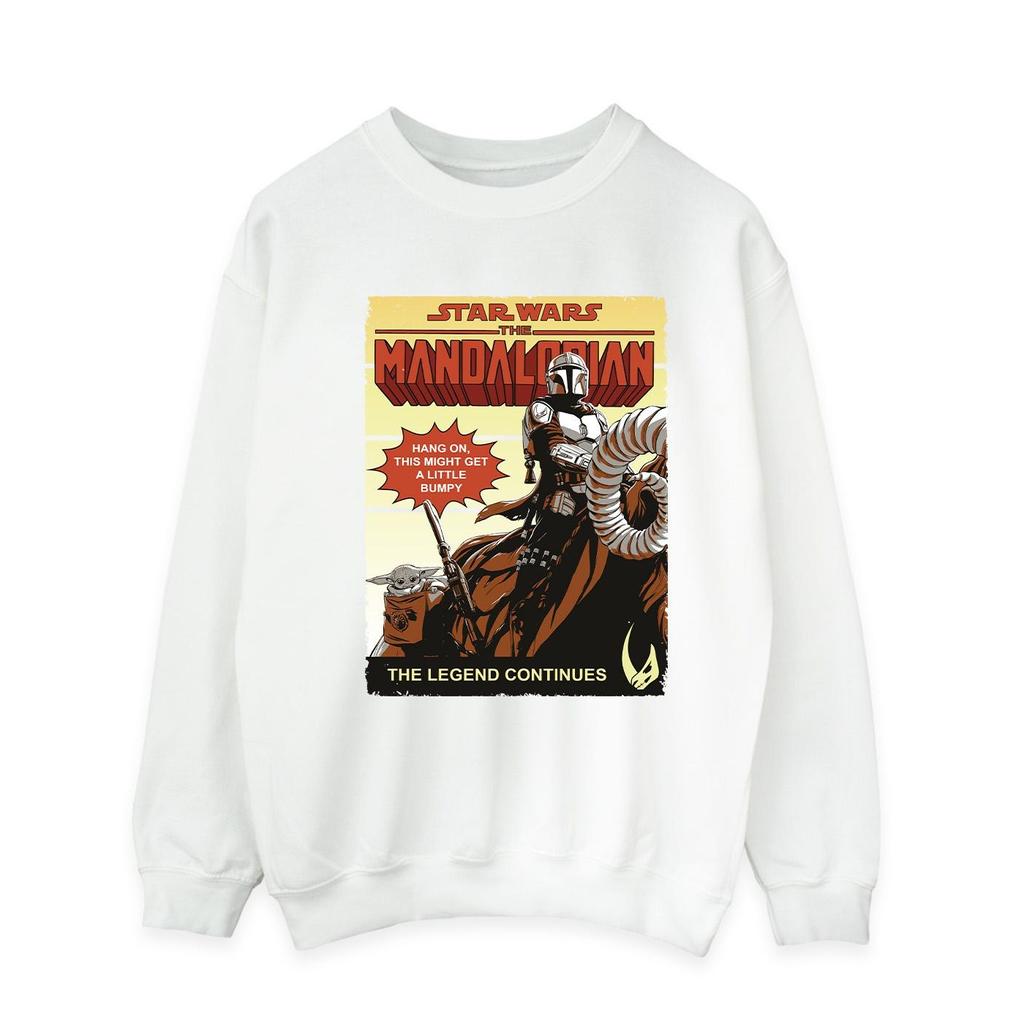 Star Wars The Mandalorian Mens Bumpy Ride Sweatshirt
