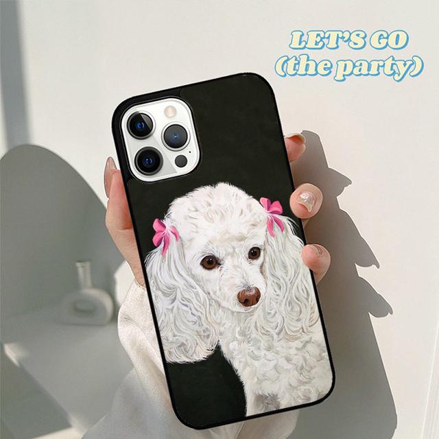Осенний пудель Мультяшный чехол для телефона для iPhone 17 Air 16 16e 15 12 11 13 14 Pro Max Apple Plus Coque