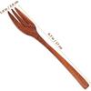 Cabilock Salad Mixing Fork Wood Salad Servers Long Handle Cooking Fork Wooden Kitchen Utensils for Salad BBQ Dessert Vegetable