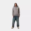 Carhartt WIP Худи с капюшоном American Script FW24, полноэкранный принт, свободный крой, карман-кенгуру, длинный рукав, повседневное худи, унисекс, I028279-2LR-XX