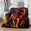 2025 H-Helluva Boss Blitzo Cartoon Soft Blanket, Soft Throw Blanket для дома, спальни, кровати, дивана, пикника, дорожного чехла, подарка ребенку