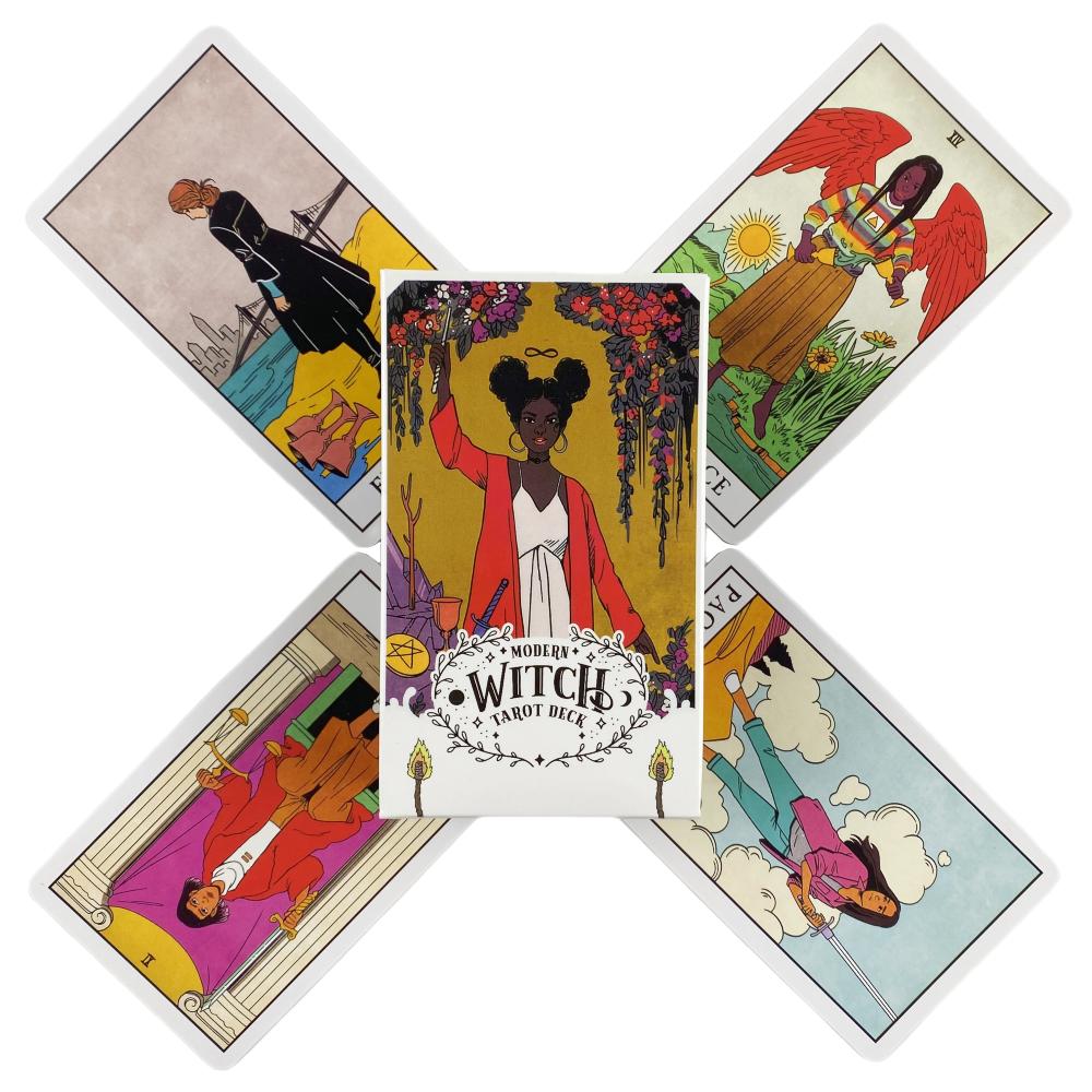 Таро Modern Witch 78 карт Оракул Английское Издание для гаданий Настольные игры