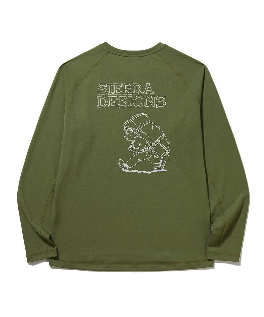 SIERRA DESIGNS Футболка с длинным рукавом Sierra Grizzly Хаки