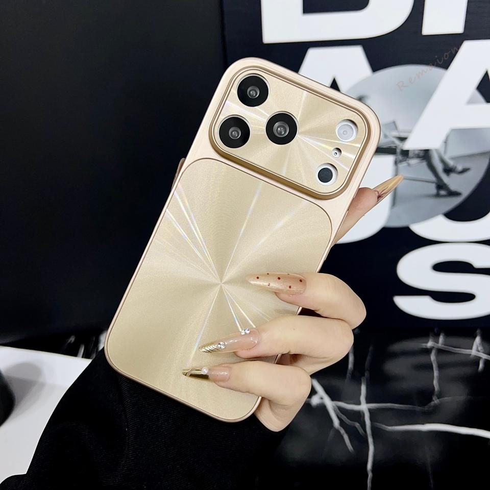 CD Красочный чехол-аврора для iPhone 17 Air 13 11 12 14 15 16 Pro Max Plus 16Pro 17Pro Официальный матовый защитный чехол