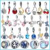 S925 Sterling Silver Butterfly Kitten Sun Moon Pendant Charms Fit Original  Bracelet Making Fashion DIY Jewelry For Women