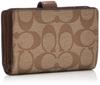 Wallet F23553 Signature PVC Leather Saddle [Coach] Women's [Item]