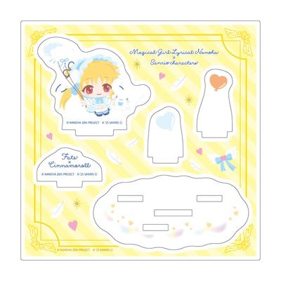 Серия "Волшебница Лирикал Наноха" x Персонажи Sanrio 02 Фейт x Синнаморолль [Иллюстрация Мини-персонажа] Акриловая подставка
