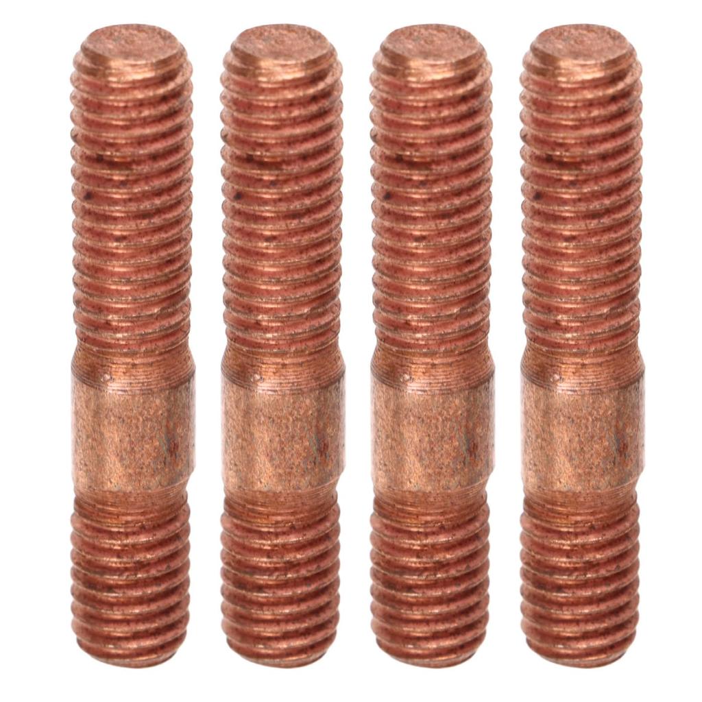 8 шт. Комплект шпилек турбокомпрессора M8 1.25, 8 мм, из металлического сплава, устойчивый к высокому давлению, выпускной коллектор