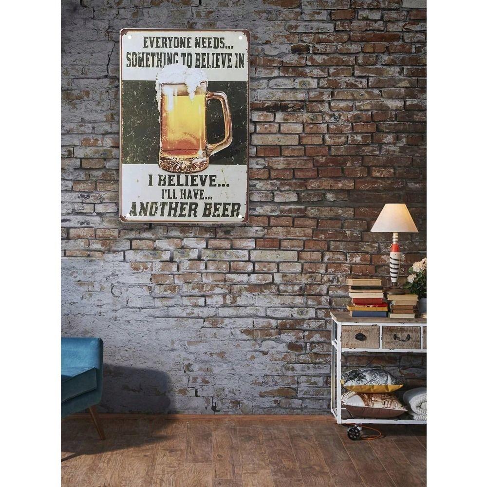 Металлическая табличка 'Cheers' Винтажный жестяной плакат для бара, паба, гаража Настенный декор 8x12 дюймов