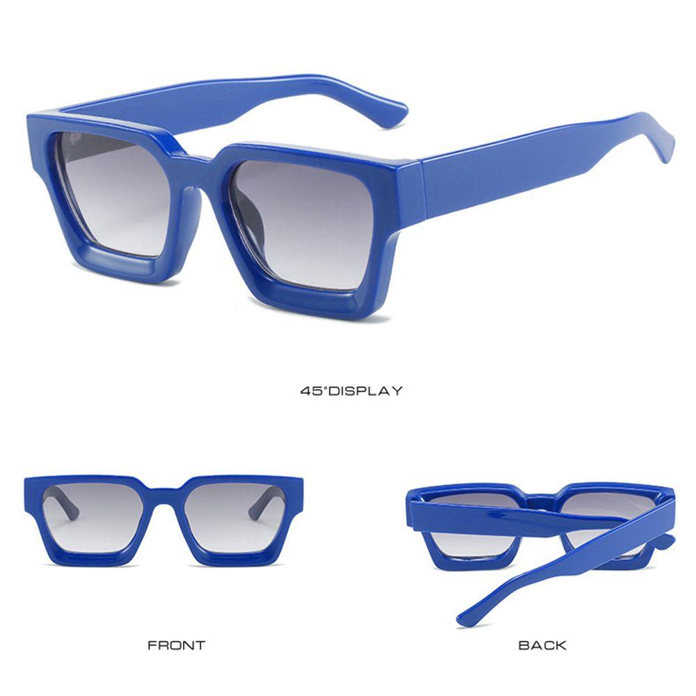 Fashion Square Frame Eyewear Punk Retro Sunglasses Ladies Shades Shades Women Sunglasses