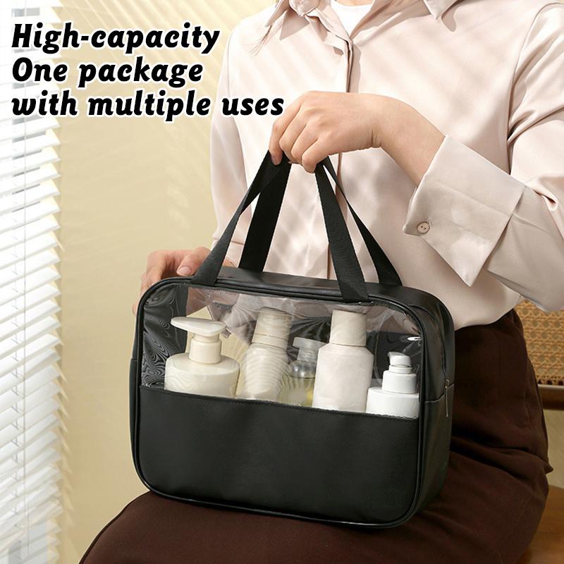 1 шт. Портативная дорожная косметичка для женщин, прозрачная косметичка, большая вместимость, сумки для мытья, сумка для альпинизма, рождественские подарки