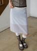 FROMWHERE Прозрачная многослойная юбка Небесно-голубая