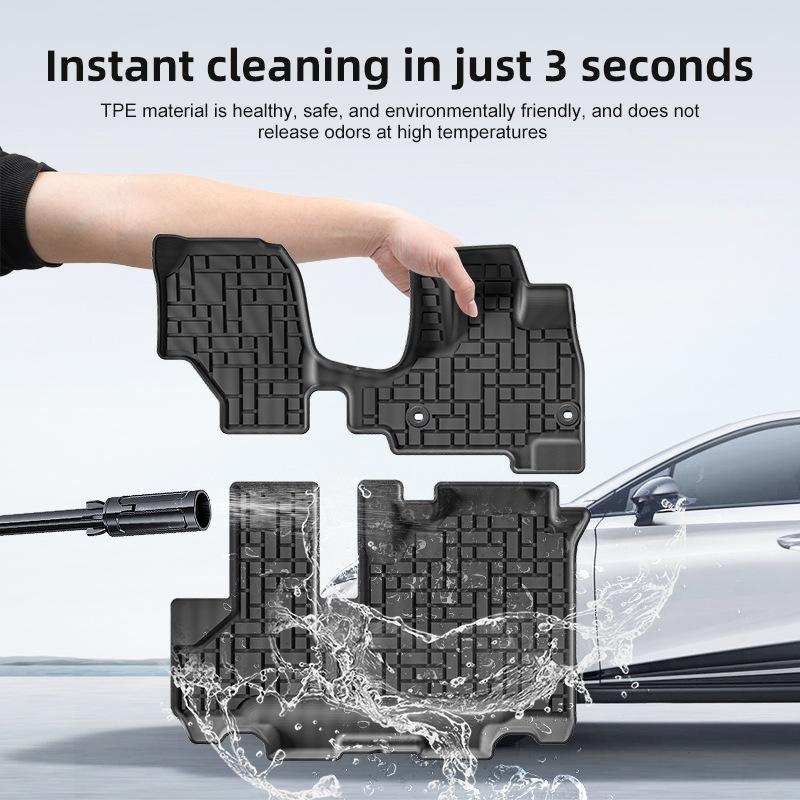 Коврики на пол и в багажник из ТПЭ для Honda N-BOX JF3/JF4 2017-2023 годов выпуска (праворульные модели)